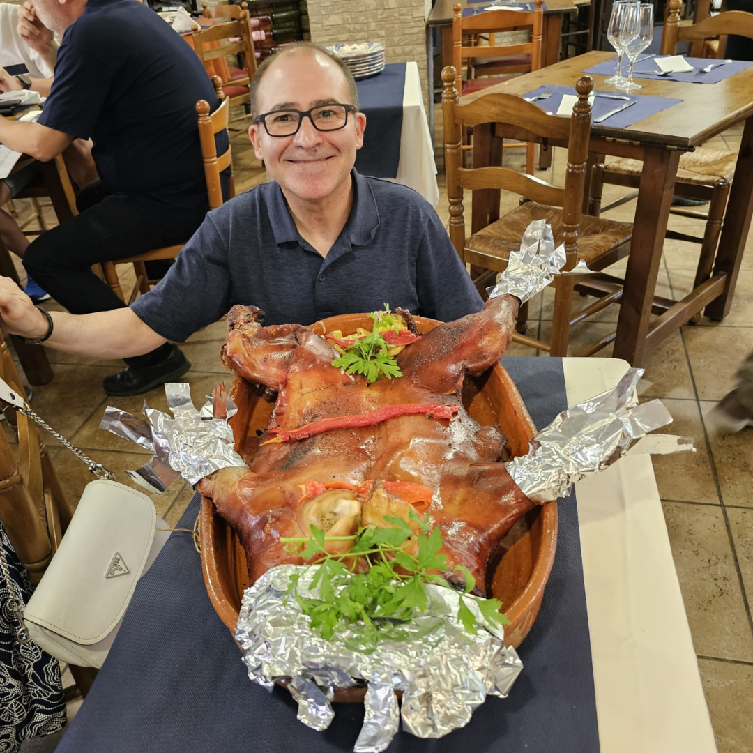 Cochinillo Segoviano al horno La Vaquería