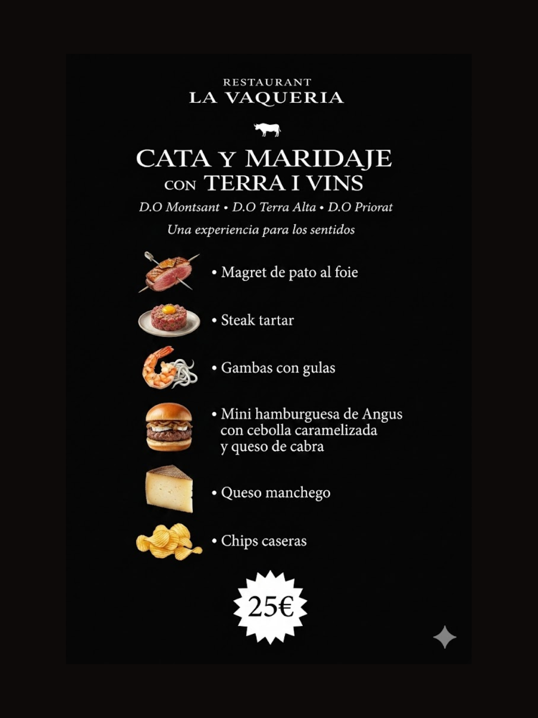 Cata y Maridaje Terra i Vins 14 Mayo